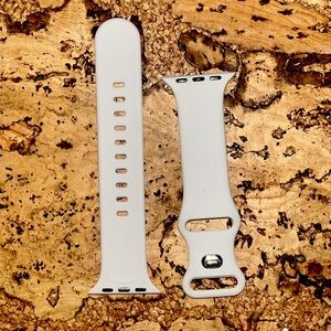 Gray Apple Watch wristband